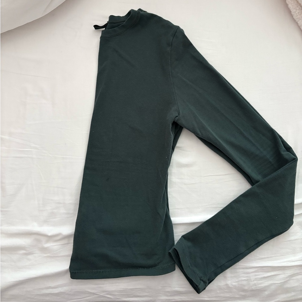 Skims Long Sleeve Cotton Jersey T- Shirt - Picture 3 of 4